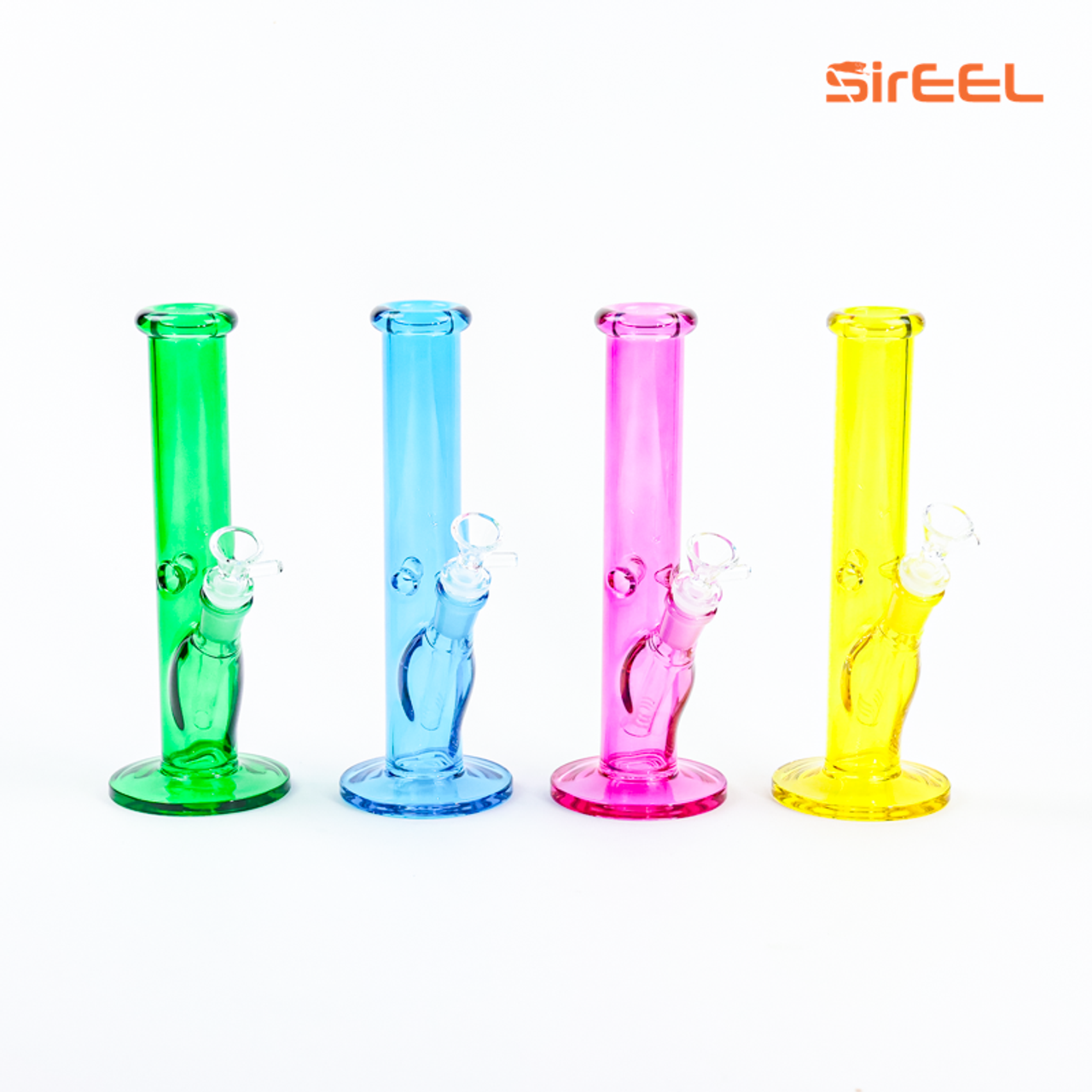 Photograph of product: SirEEL 10" Vibrant Tube Bong with Flower Bowl, Assorted Colors