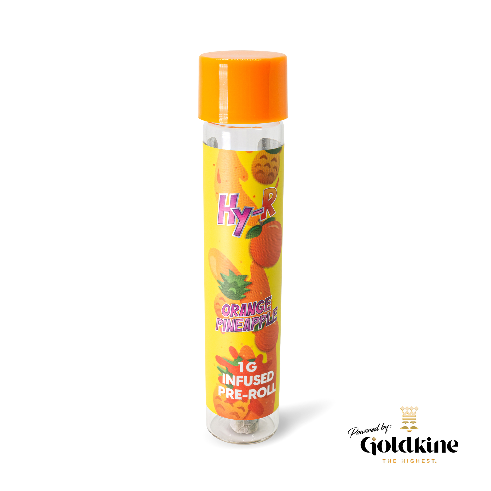 Photograph of product: Hy-R 1g Infused Preroll Orange Pineapple