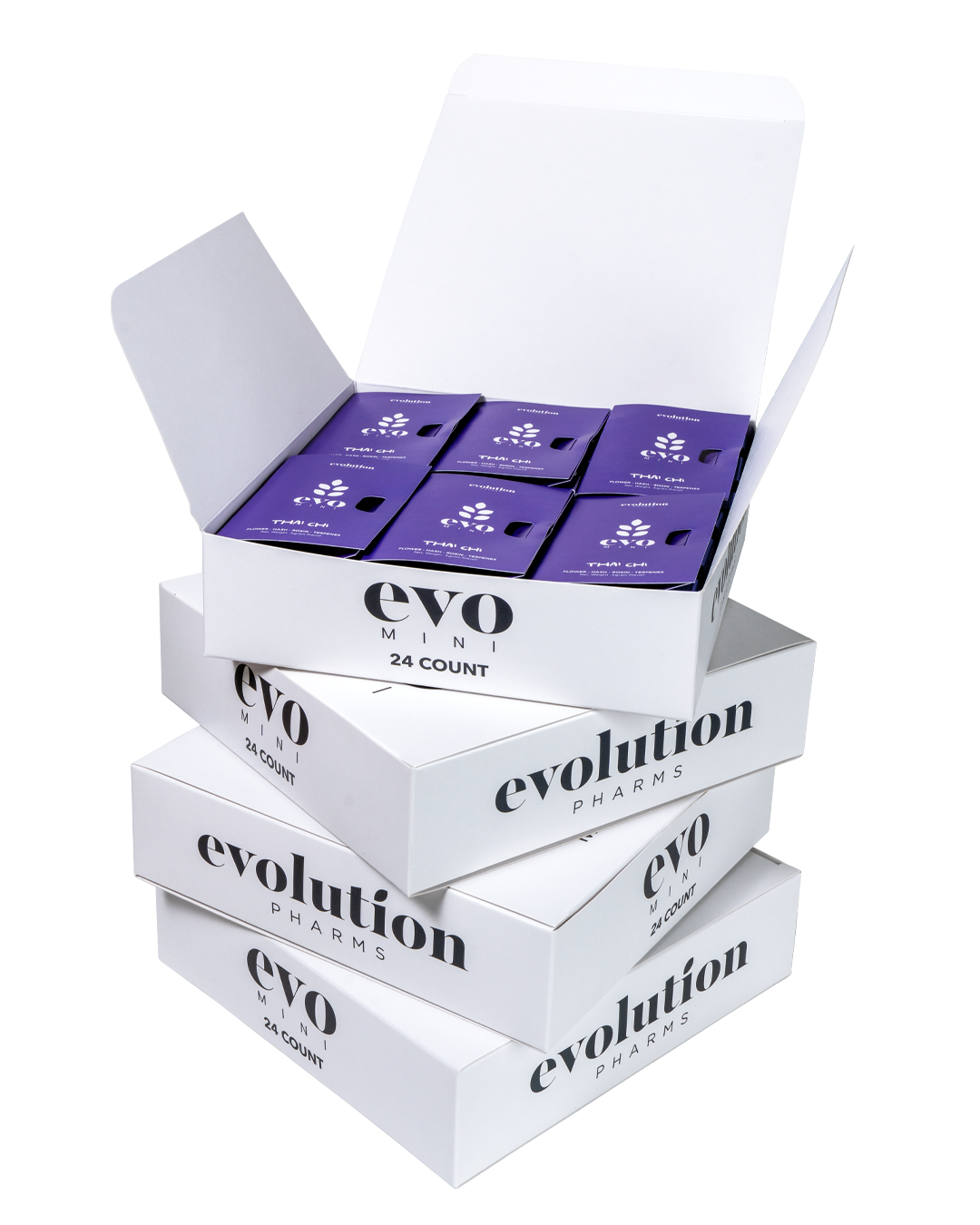 Photograph of product: Evolution Pharms au chocolat and Rosin Mini Infused Pre-Roll | Thai Chi