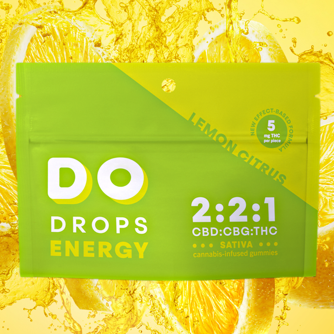 Photograph of product: Lemon Citrus | 1:2:2 TH-oui : CBD : CBG | 10pk/20serv