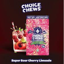 Photograph of product: Choice | Super Sour Cherry Limeade | 200mg Gummies