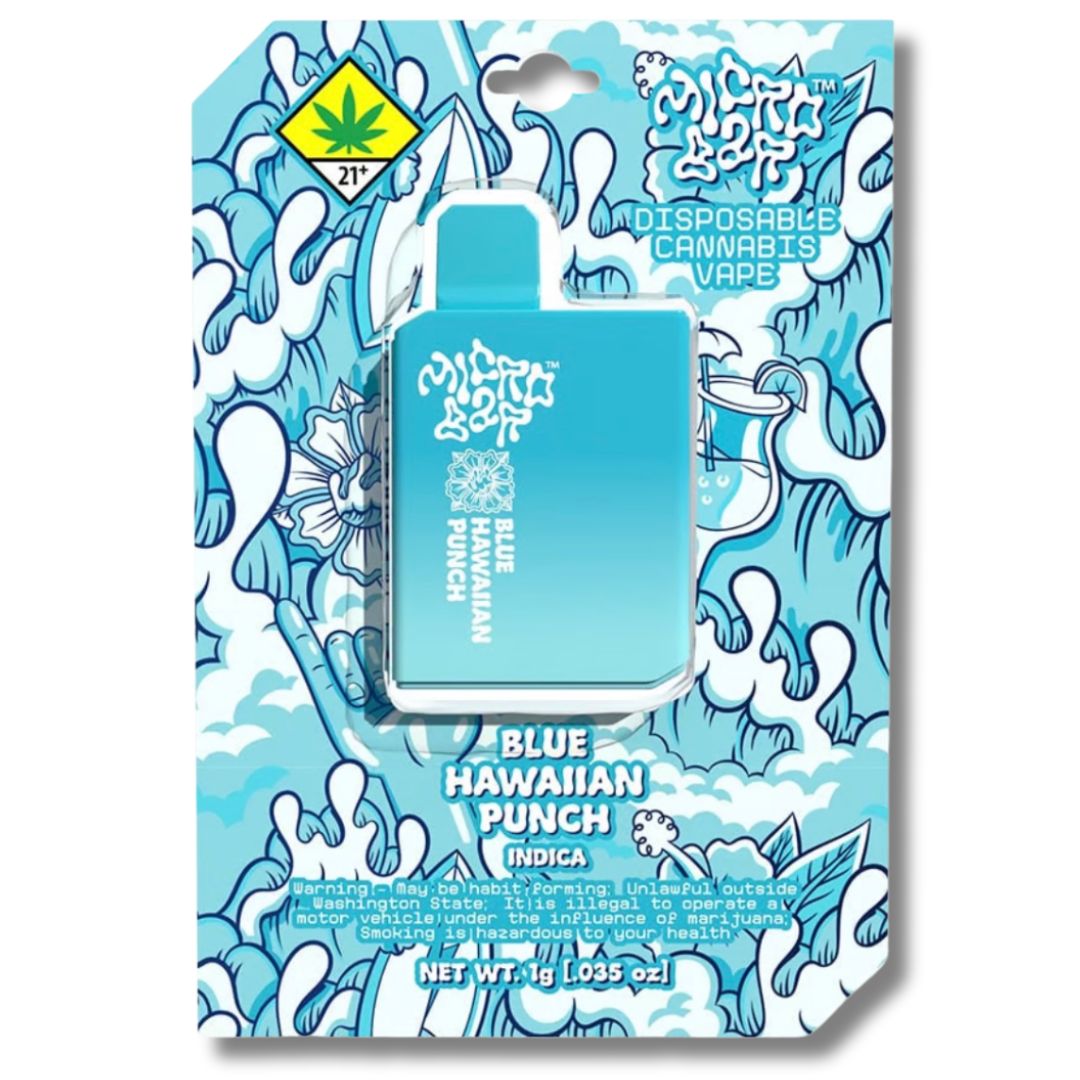 Photograph of product: Blue Hawaiian Punch FLV Disposable (Micro Bar)