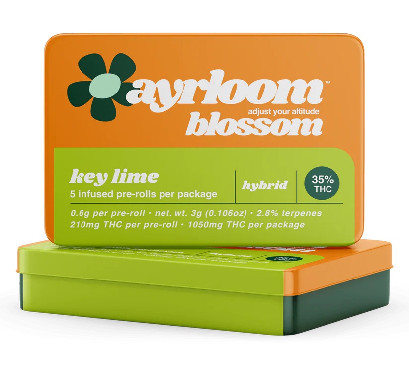 Photograph of Product: Ayrloom - Key Lime 5pk Infused Prerolls - 3g