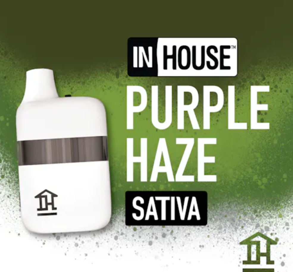 Photograph of product: Purple Haze | Disposable Vape | 2g