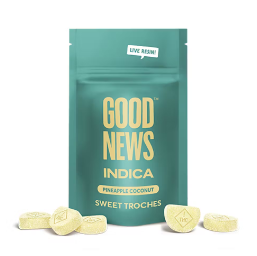Photograph of product: 10ct/10mg Live Resin Troches (Pineapple Coconut)