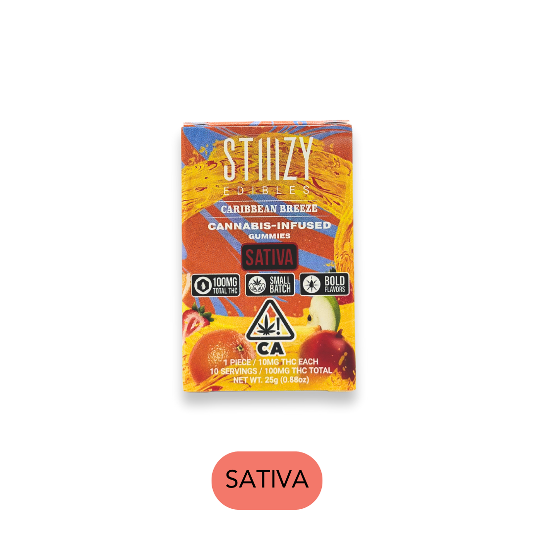 Photograph of product: Caribbean Breeze - Gummies - 10mg - 10pk