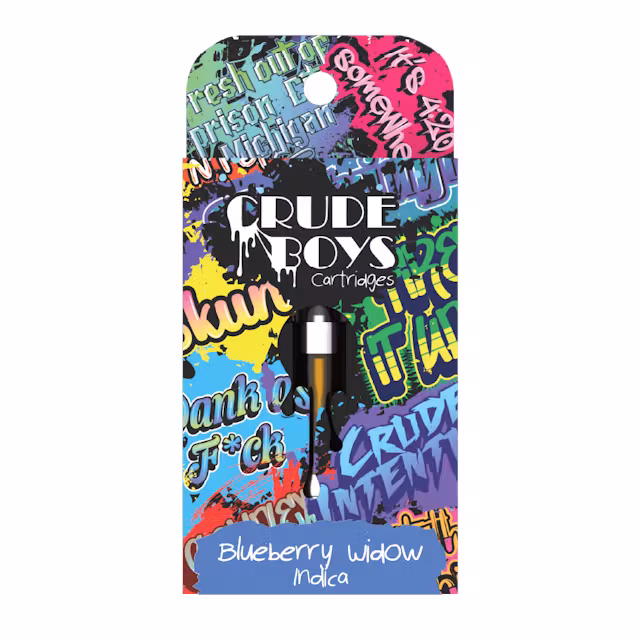 Photograph of product: Crude Boys | Distillate Cart | Blueberry Widow