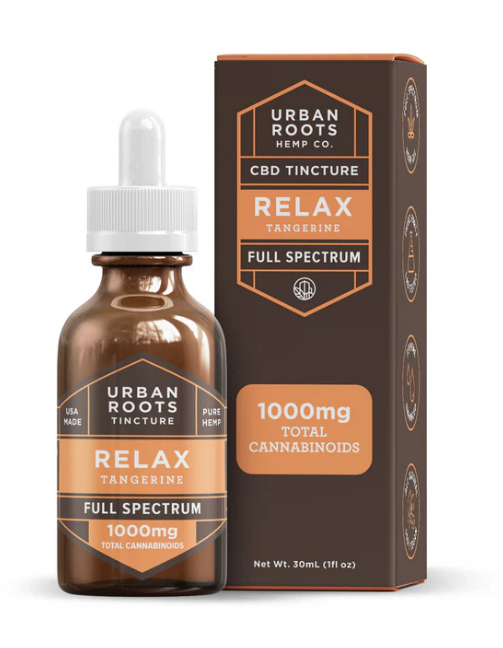 Photograph of Product: Urban Roots - CBD Tincture - Full Spectrum Relax (1000mg)