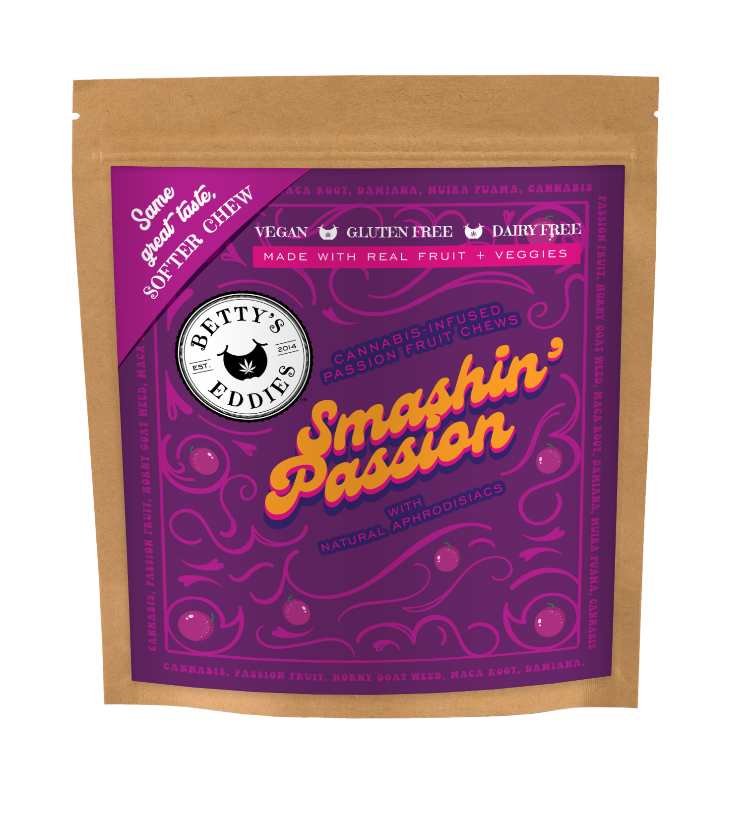 Photograph of product: Passionfruit Fruit Chew | 10pk