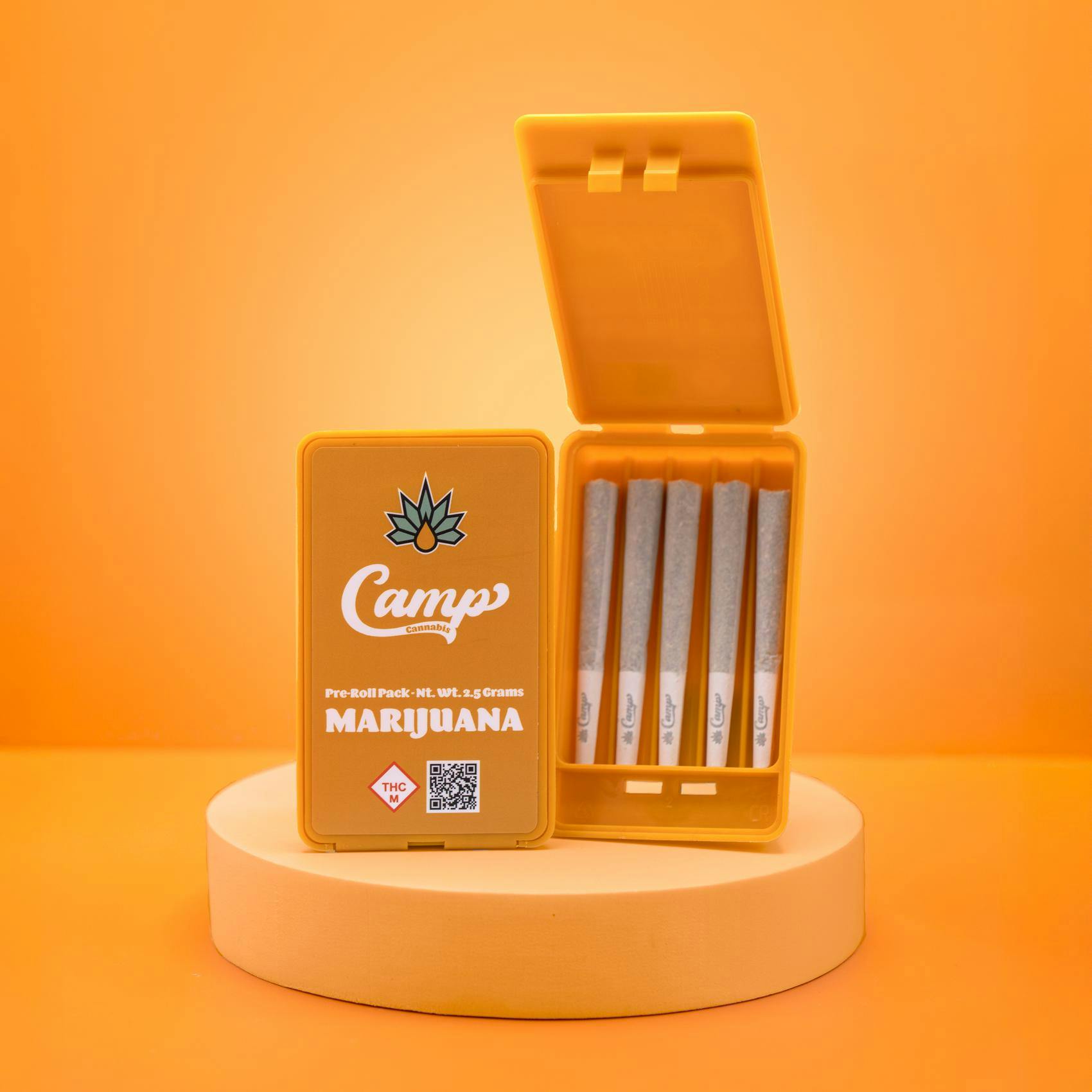 Photograph of product: Camp Oui'd Papayaz Ice Cream 5pk .5g Prerolls (2.5g)