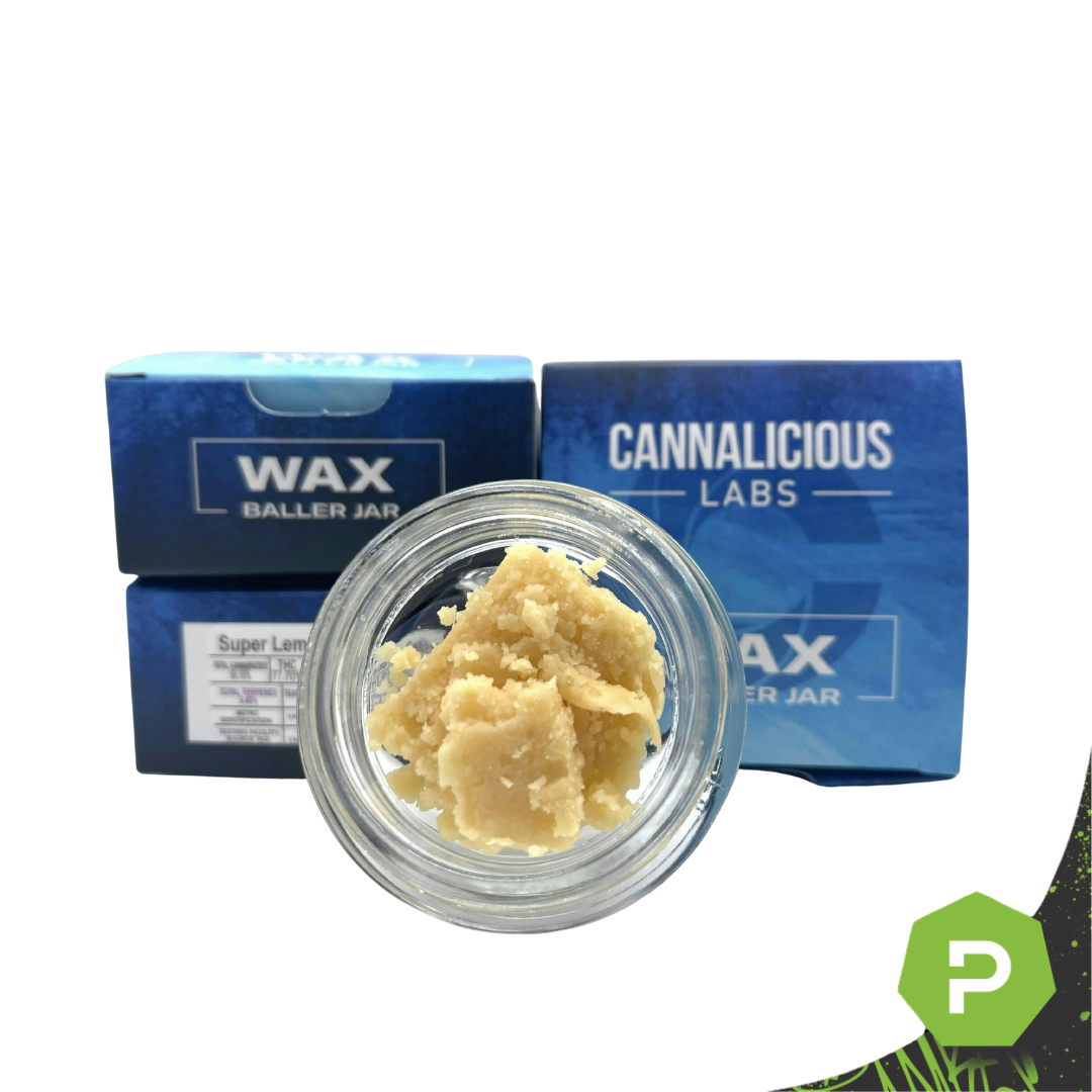 Photograph of product: Cannalicious | 7g Wax Bucket | Lemon Haze