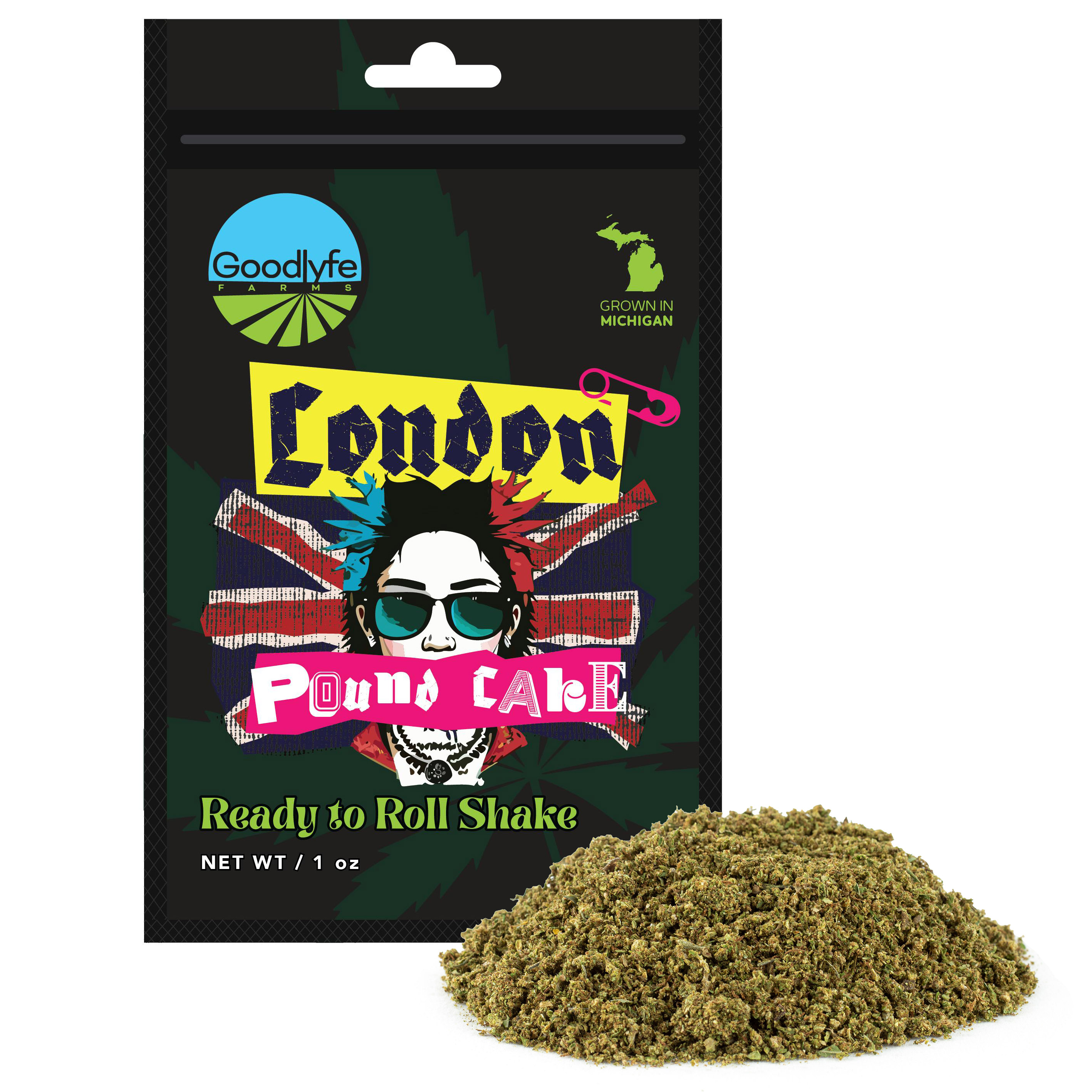Photograph of product: Goodlyfe London Pound Cake Shake Prepack Rec - 28g