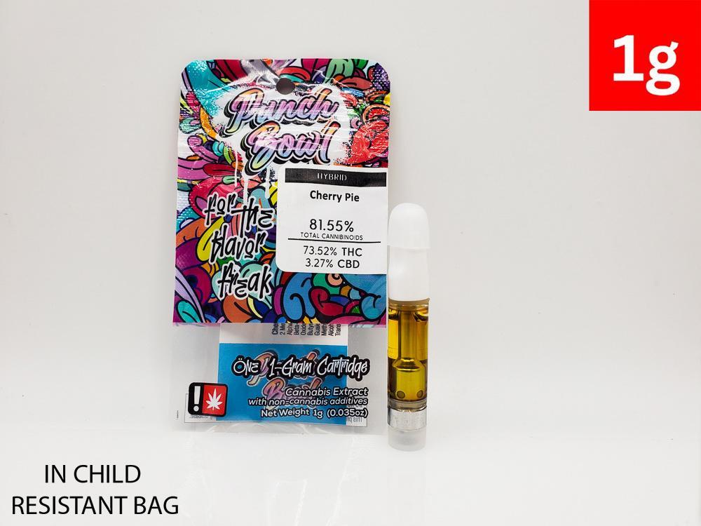 Photograph of product: Punch Bowl Cherry Pie Flavored Cartridge 1g