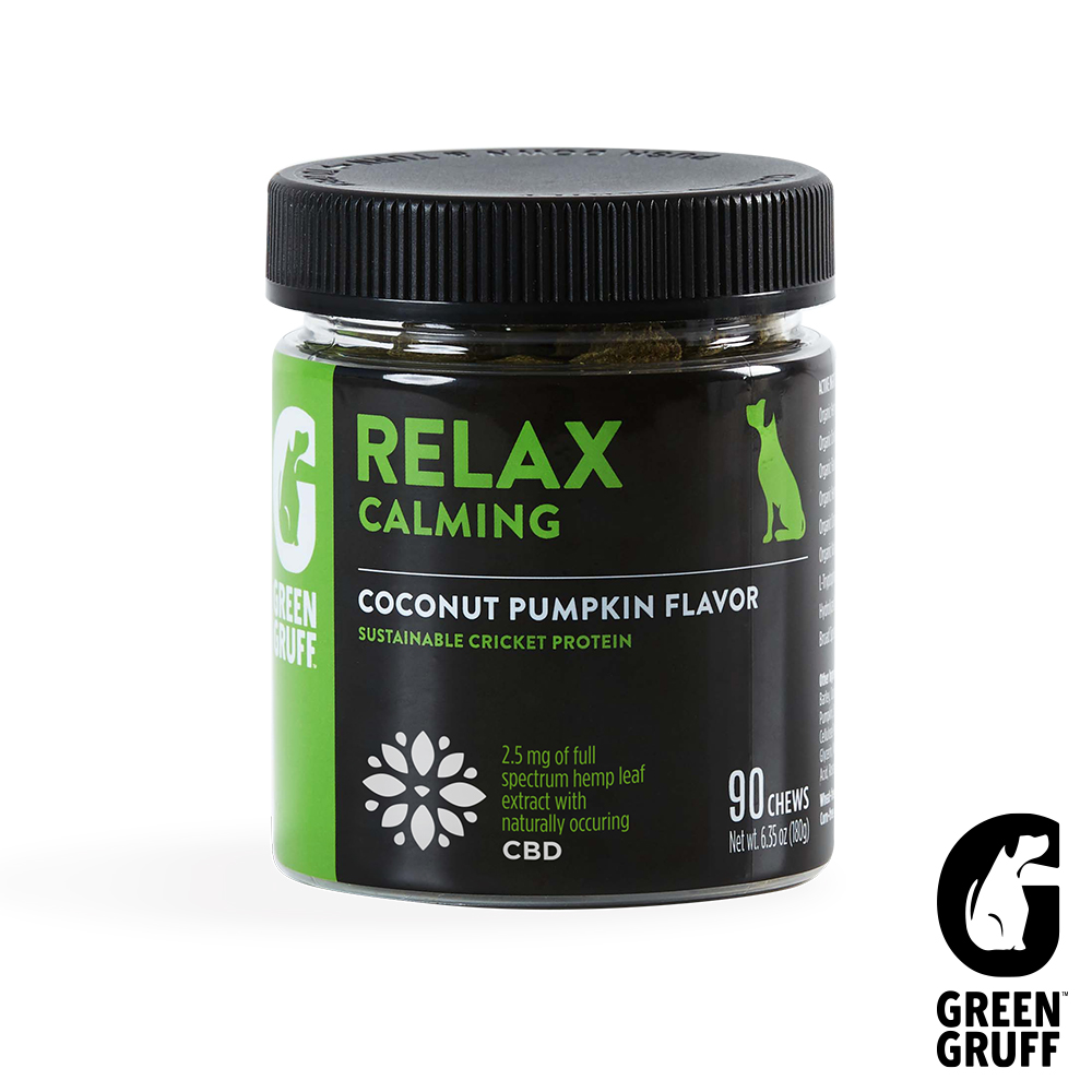 Photograph of product: Green Gruff Relax Calming Coconut Pumpkin (CBD) 90ct