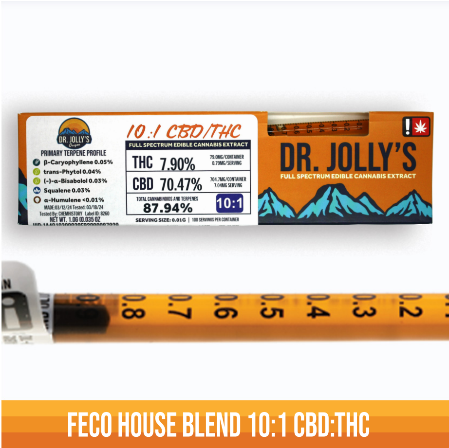 Photograph of product: Dr. Jolly's - 10:1 House Blend - 1g FECO