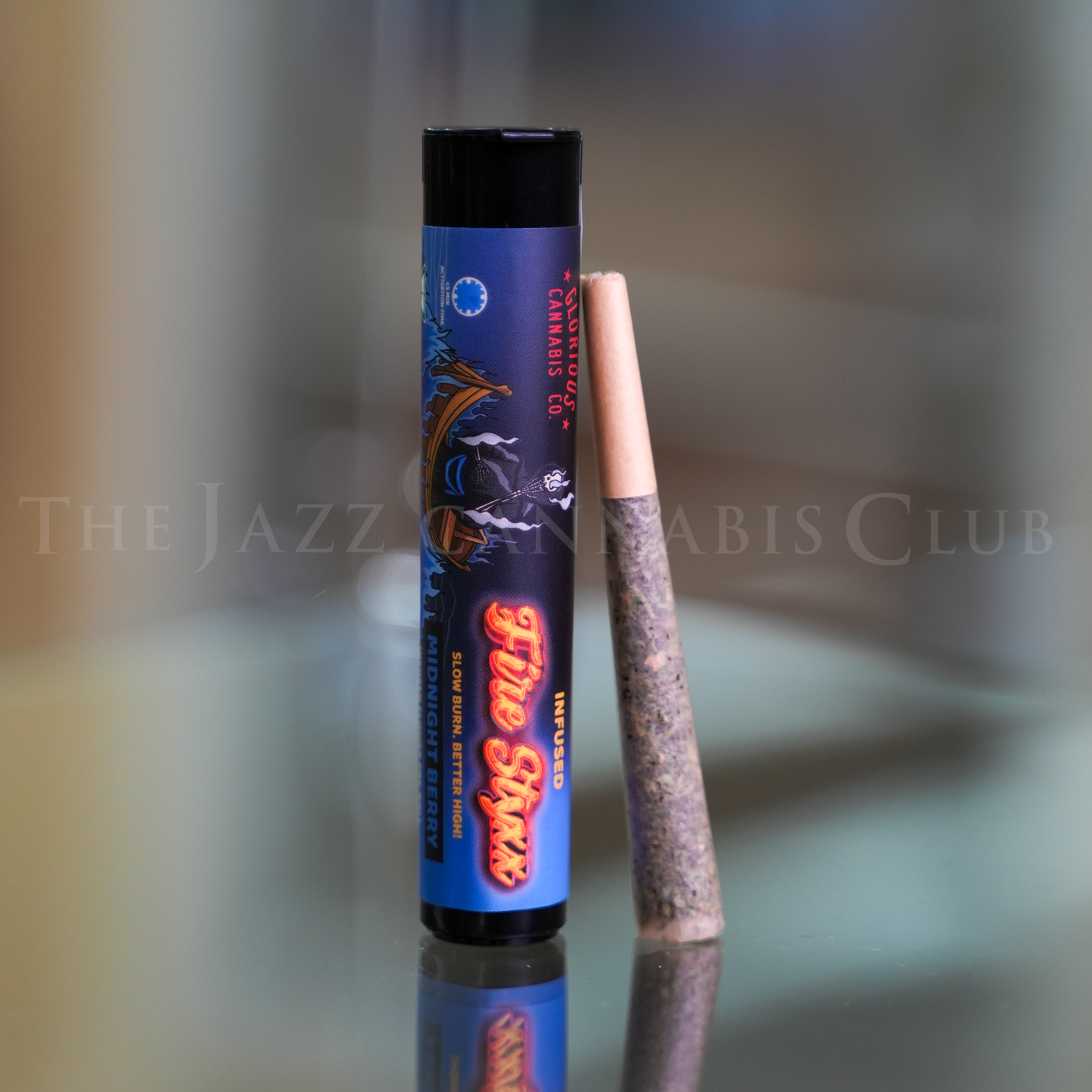 Photograph of product: Fire Styxx - Midnight Berry Infused Pre Roll Infused