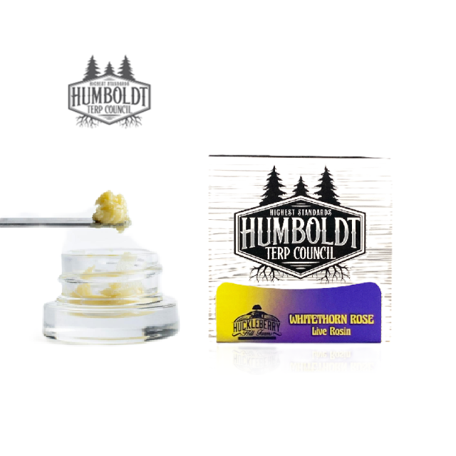 Photograph of product: WHITETHORN ROSE 1G LIVE ROSIN