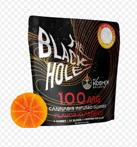 Photograph of product: Kosmik - The Black Hole - Tropical Punch 2pk (50mg per piece/100mg)