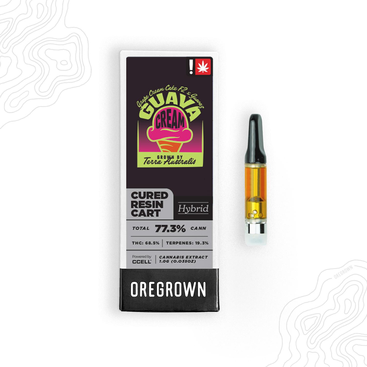 Photograph of product: Oregrown | Guava Cream Cured Caviar Cartridge