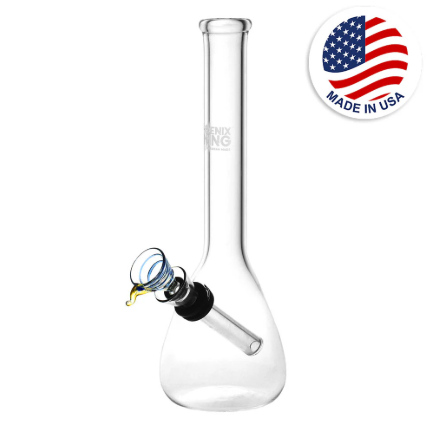 Photograph of product: Phoenix Rising Classic Beaker Water Pipe | 8.25"