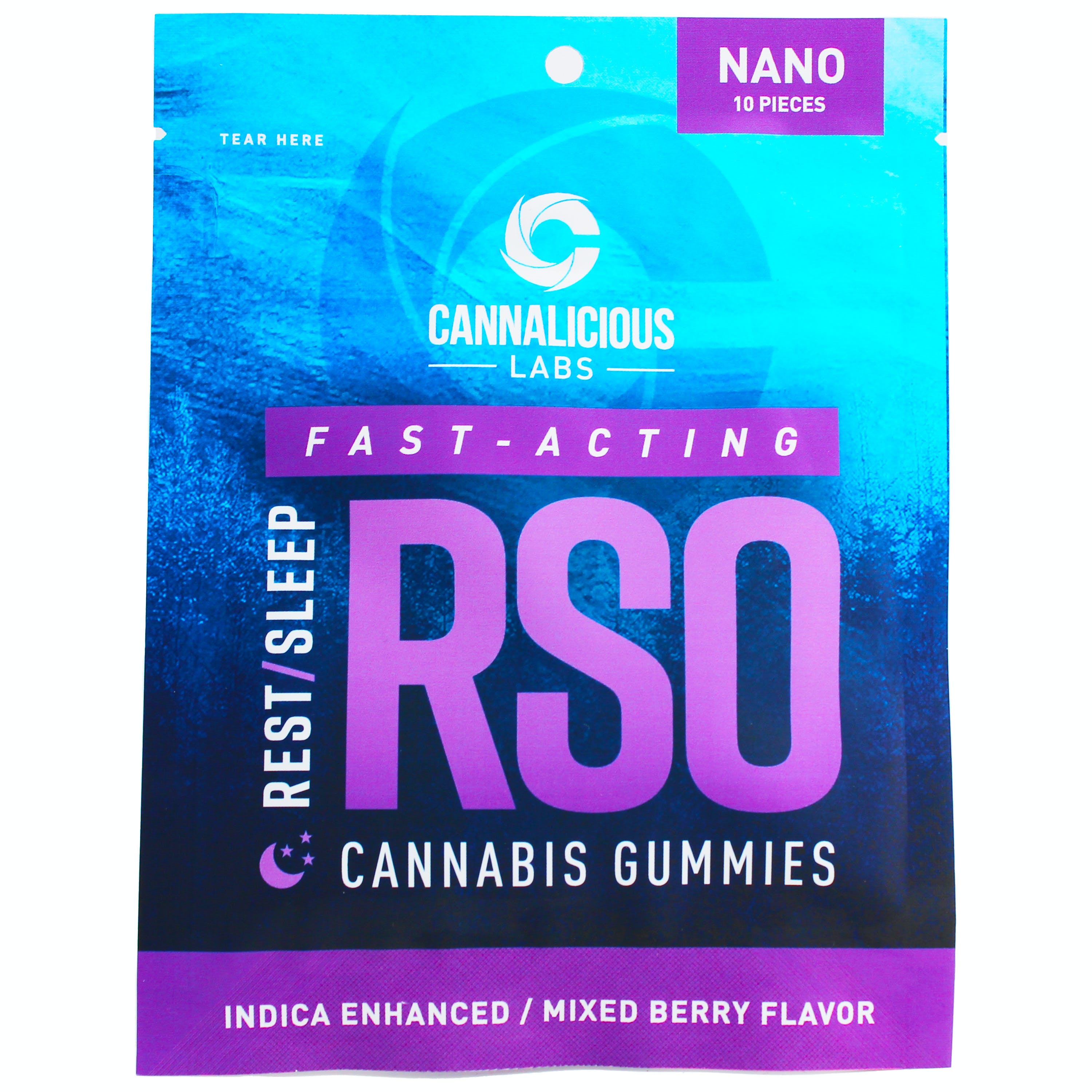 Photograph of product: 200MG | High Dose | RSO Gummies | Mixed Berry