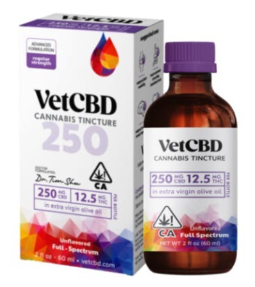 Photograph of product: Vet CBD - Vet CBD - Regular Strength - 250mg Bottle (60ml)