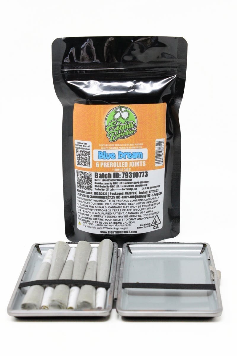Photograph of product: Blue Dream Preroll Case (6 - 1 G Prerolls)