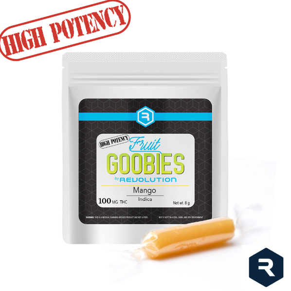 Photograph of product: REVOLUTION - SUPER MANGO GOOBIE (100MG) (I)