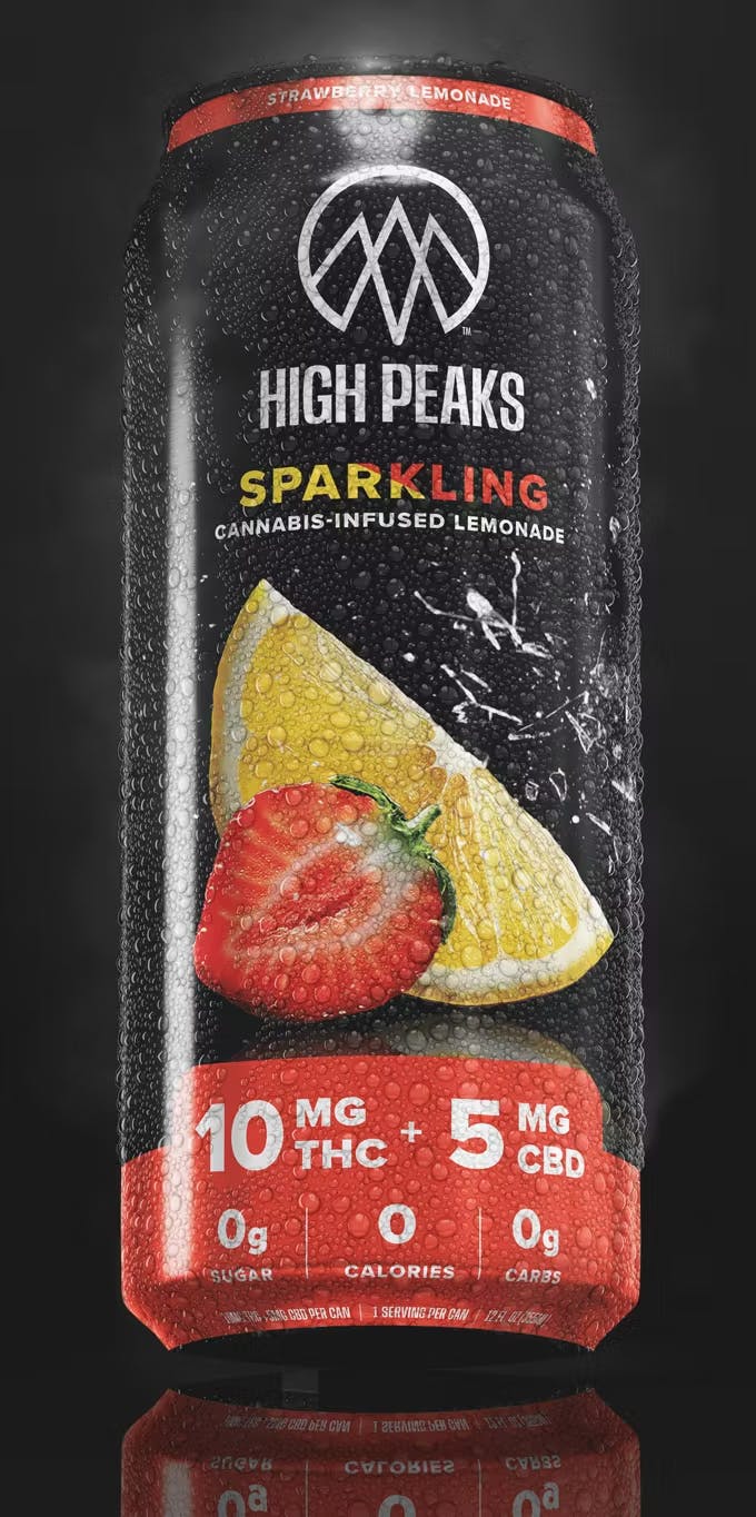 Photograph of product: High Peaks - Sparkling Strawberry Lemonade Single