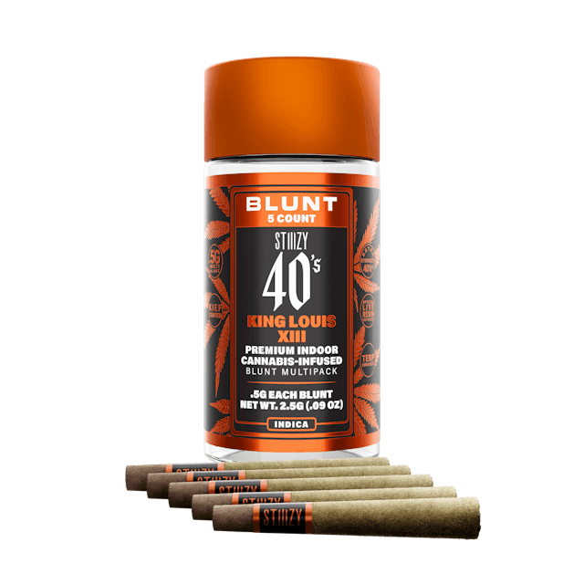 Photograph of product: 40's King Louis | Infused Preroll 5 Pack 2.5g - 