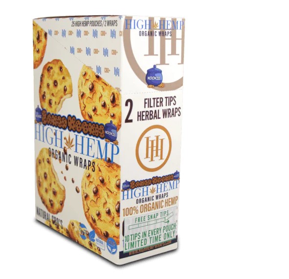 Photograph of product: High Hemp Wraps - Baked Cookie (2pk)