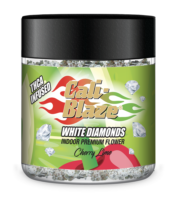 Photograph of product: Cherry Lime | White Diamonds Flower | 3.5g (S)
