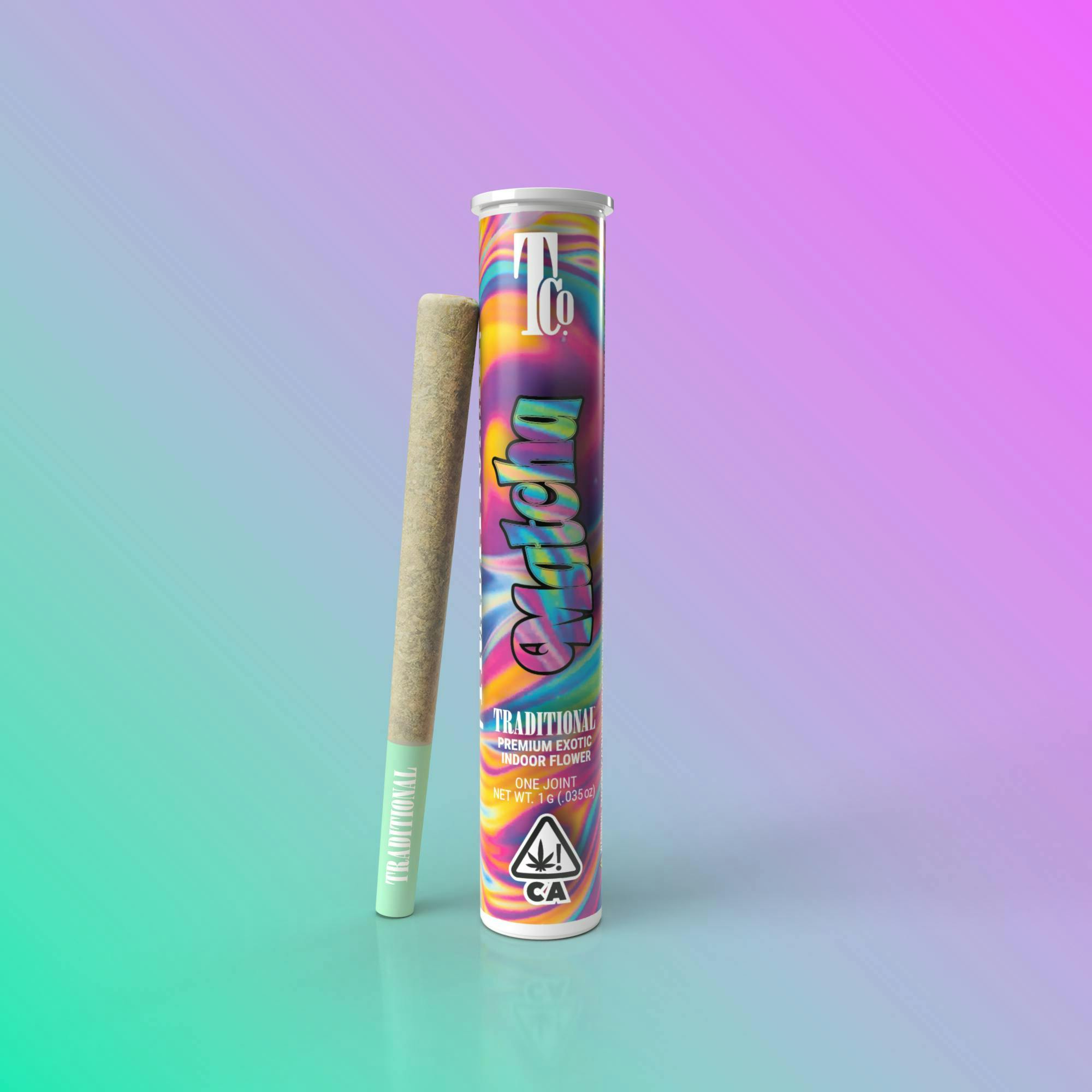 Photograph of product: TRADITIONAL - TCO PRE-ROLL| MATCHA