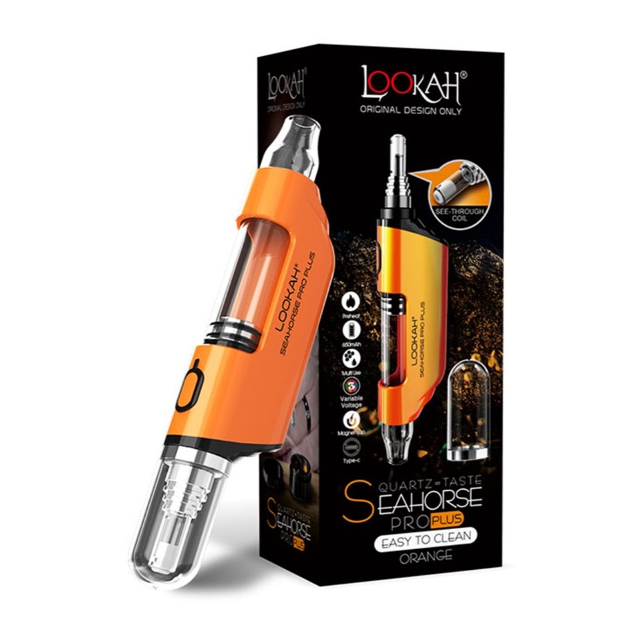Photograph of product: Lookah Seahorse Pro Plus Nectar Collector | Orange