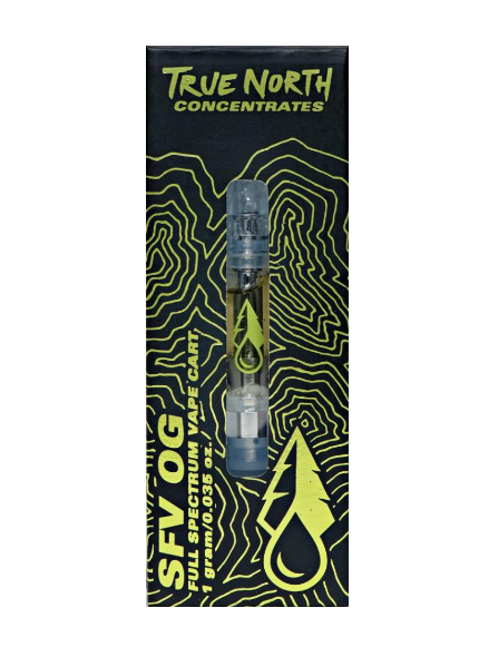 Photograph of product: True North - SFV OG - Full Spectrum CDT Vape - - Oui'd Dom