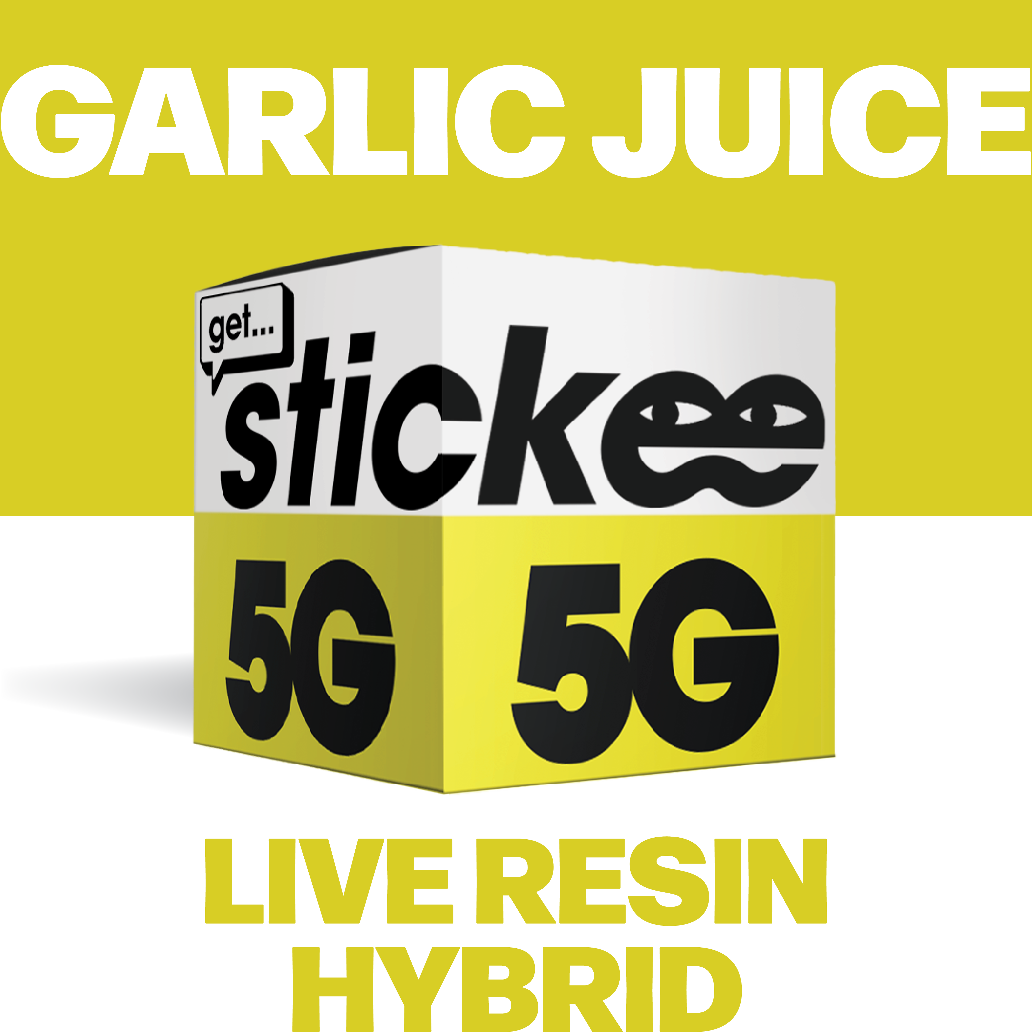 Photograph of product: STICKEE | Garlic Juice | 5G | Live Resin Concentrate