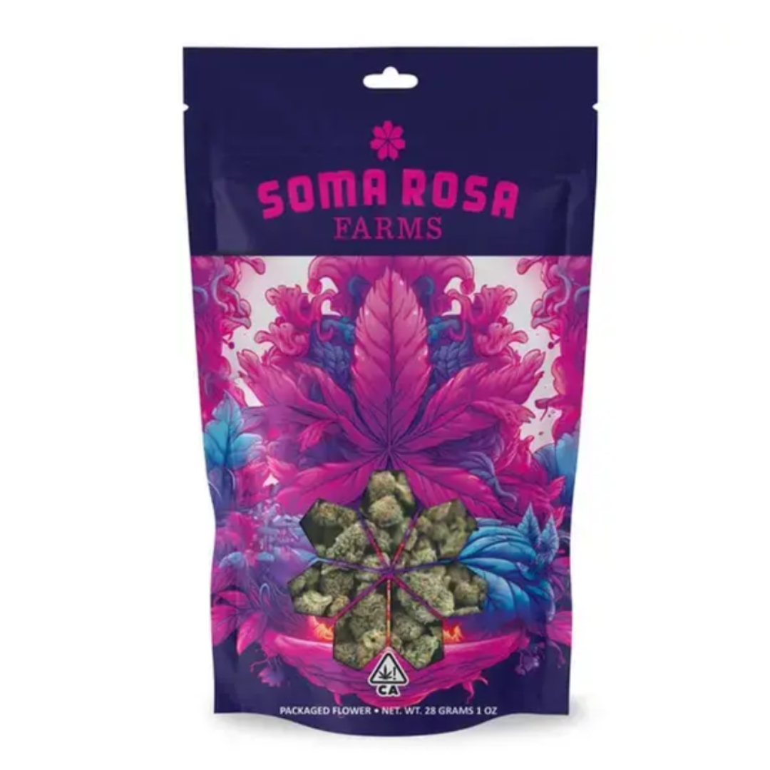 Photograph of product: SOMA ROSA FARMS - GRAPE PIE 28G