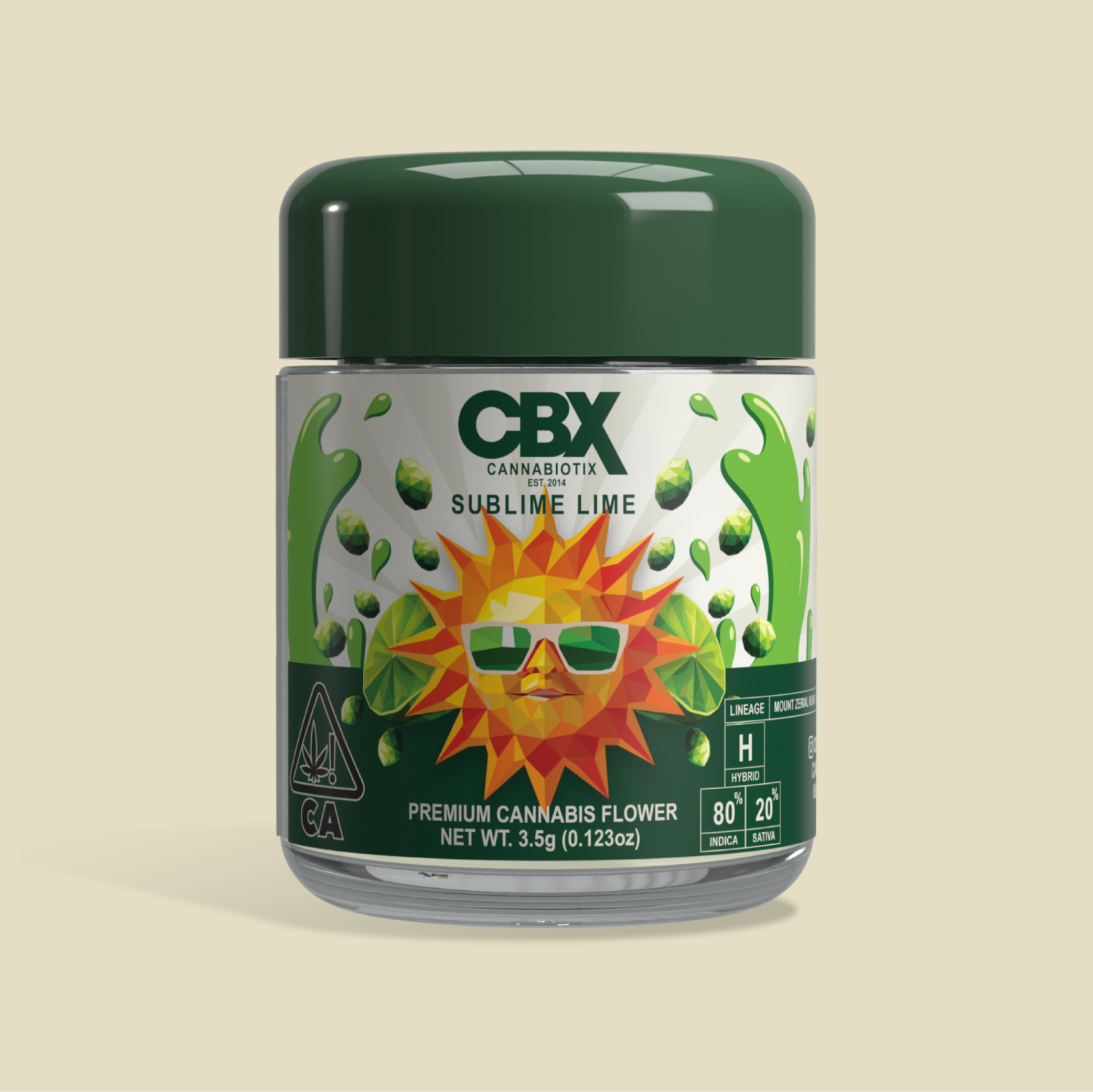 Photograph of product: Cannabiotix - 3.5g - Sublime Lime