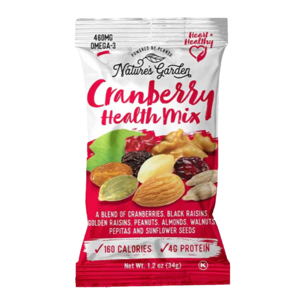 Photograph of product: NATURE'S GARDEN CRANBERRY TRAIL MIX