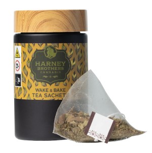 Photograph of product: Harney Brother Oui'd - Tea Bags - Wake & Bake - Yaupon Mint 5 Sachet - 20mg