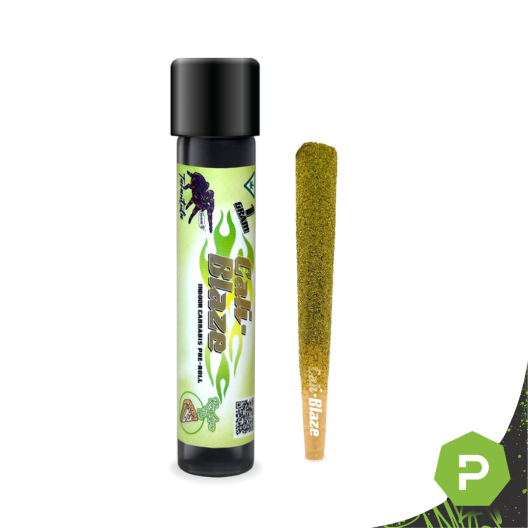 Photograph of product: Cali Blaze Tarantula Preroll | Key Lime Pie