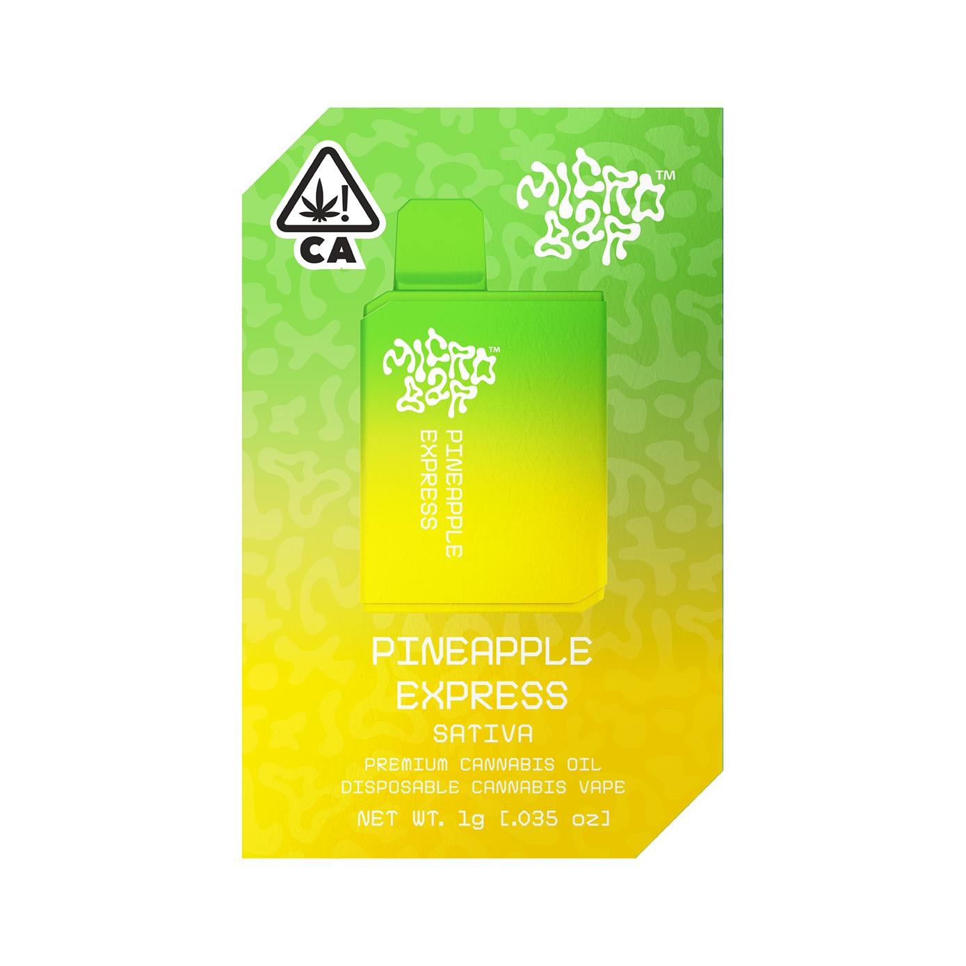 Photograph of product: MIcro Bar: Pineapple Express (S) - Disposable