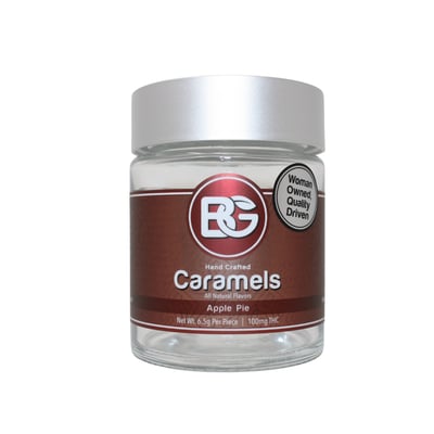 Photograph of product: STRAWBERRY CHEESECAKE CARAMELS | 5PK | 100MG
