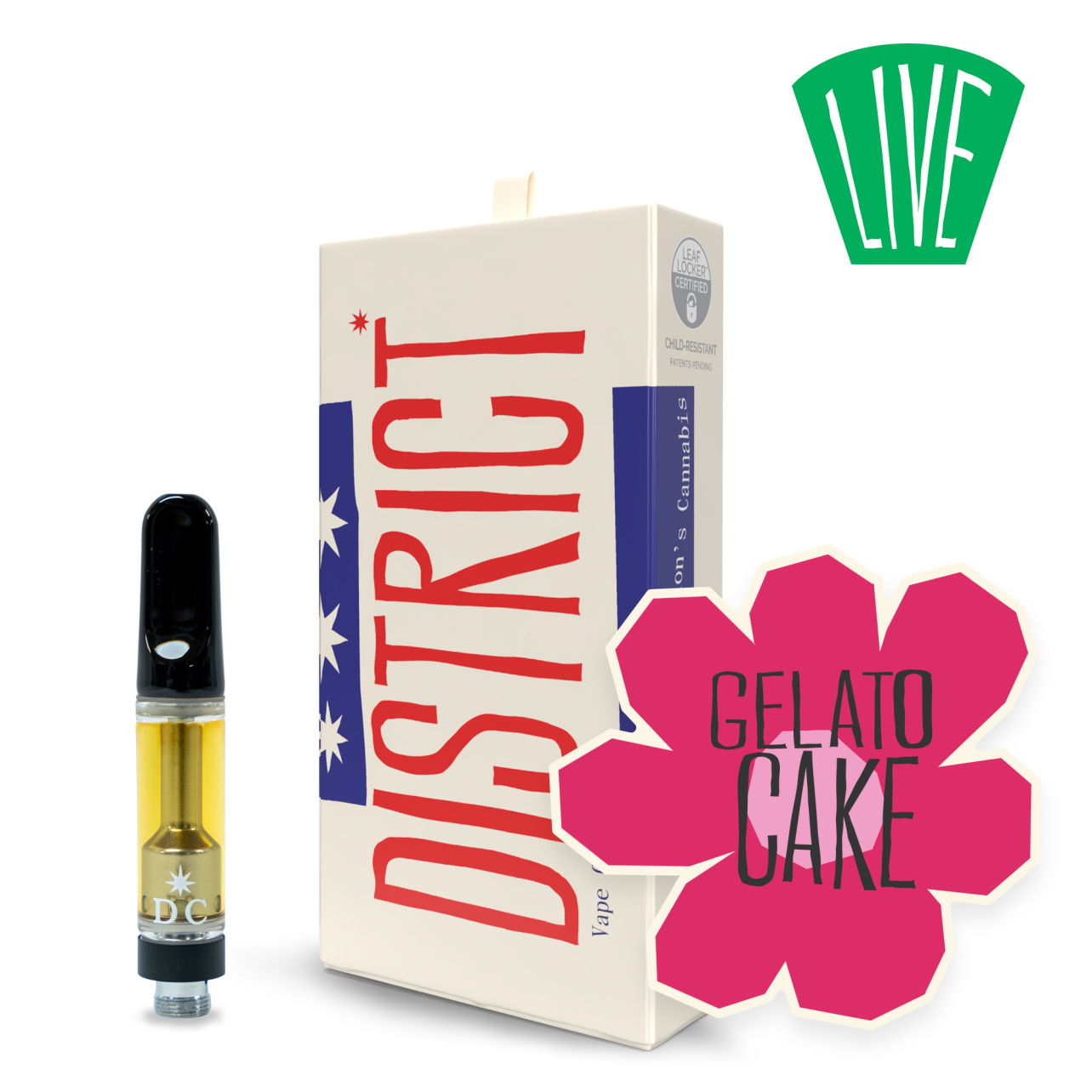 Photograph of product: DC Gelato Cake LR Vape $45