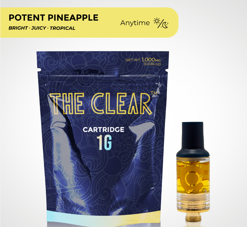 Photograph of product: [REC] The Clear | Potent Pineapple | 1g Cartridge