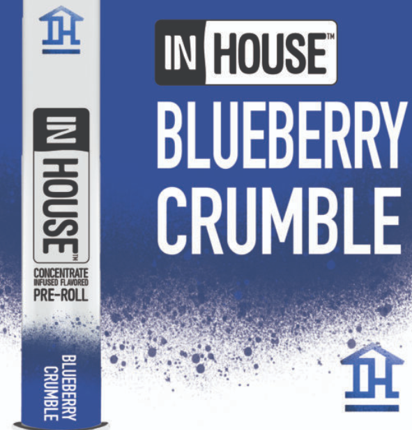 Photograph of product: Blueberry Crumble Infused Preroll