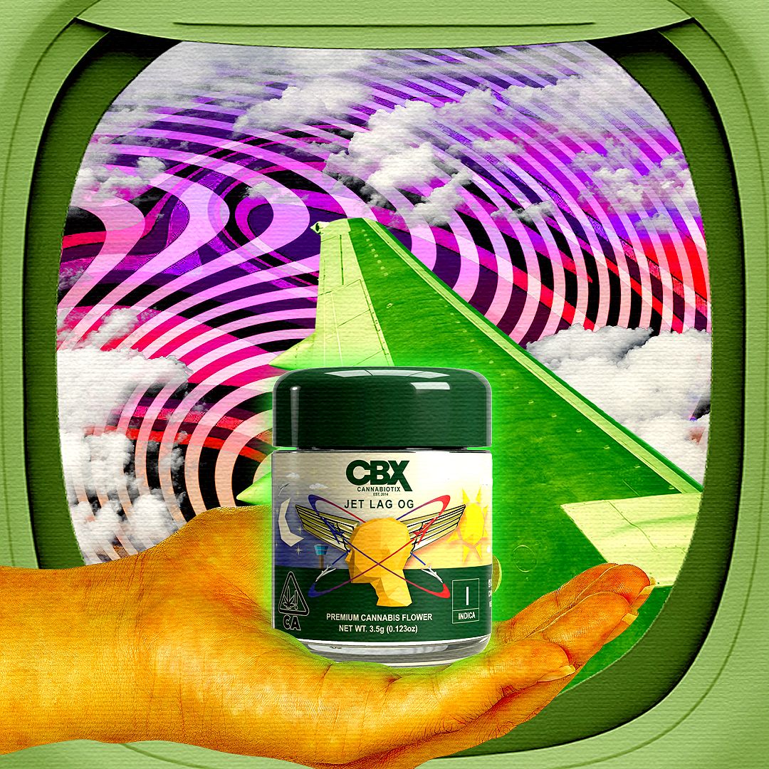 Photograph of product: CBX | Flower I | Jet Lag OG - 3.5g