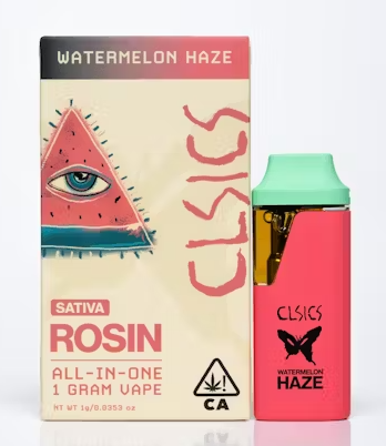 Photograph of product: ALL-IN-ONE - LIVE ROSIN - WATERMELON HAZE (1G)