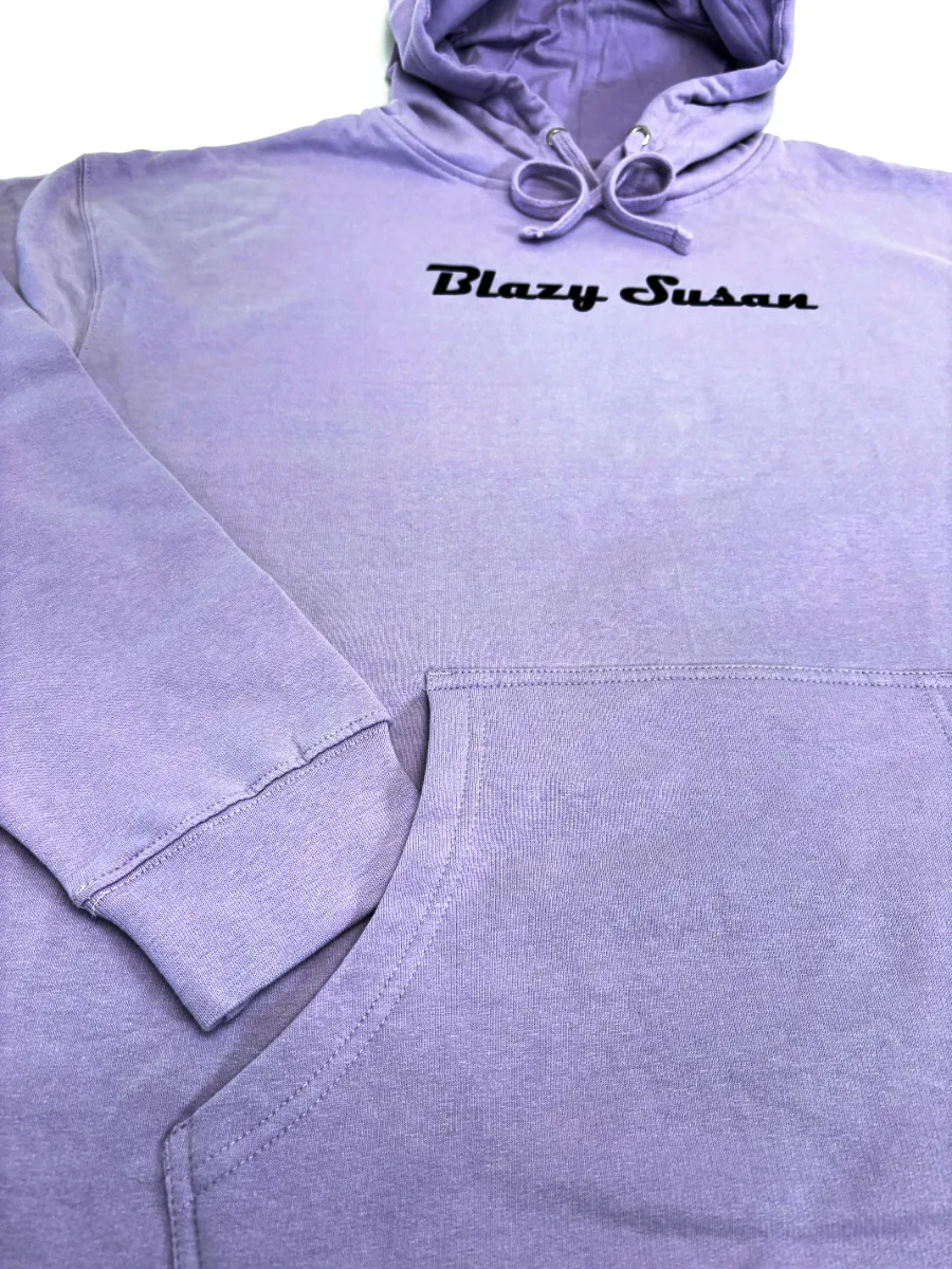 Photograph of product: Blazy Susan | Classic Hoodie | Purple | Small