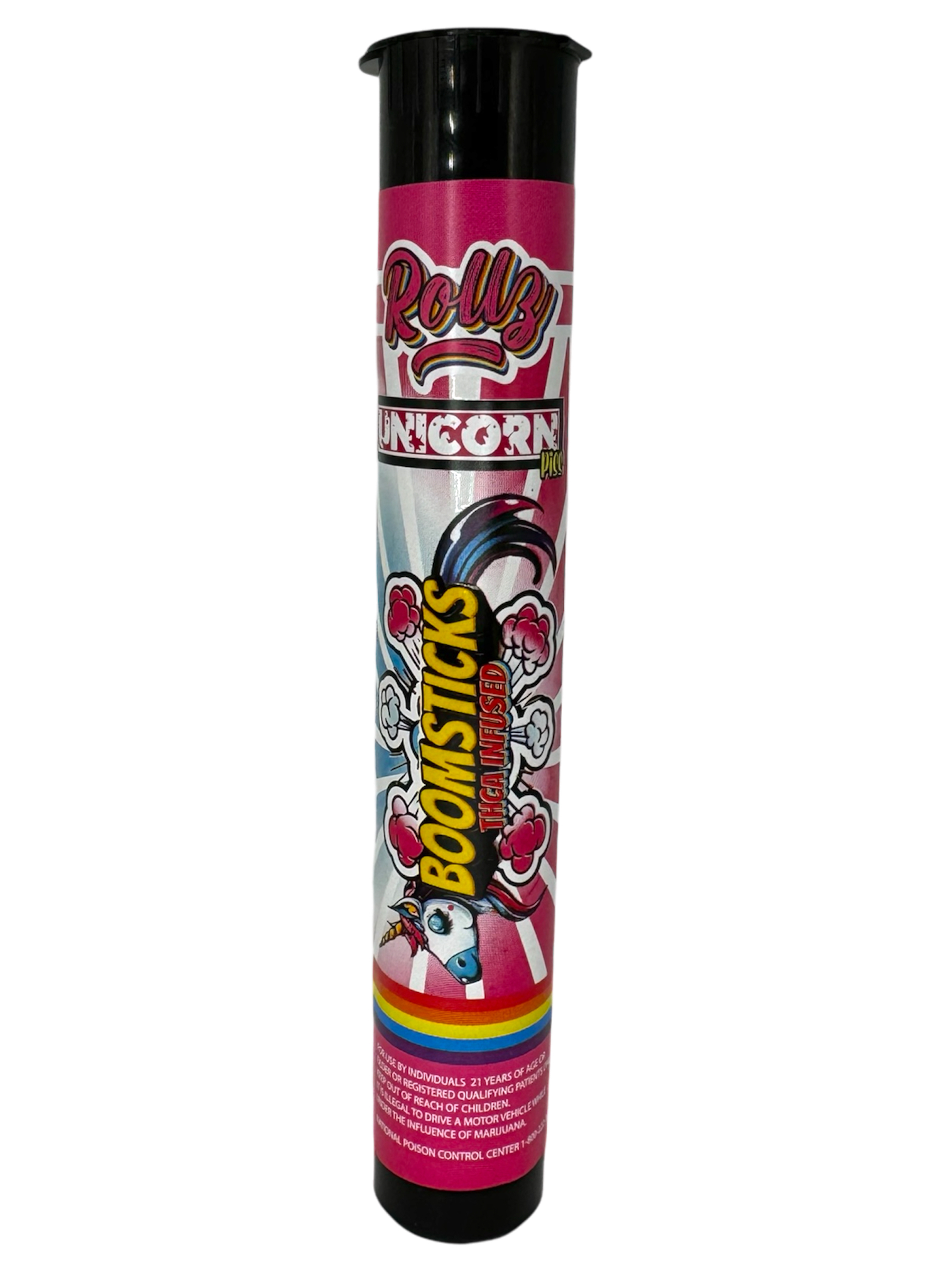 Photograph of product: Unicorn Piss Thca Infused Boomstick